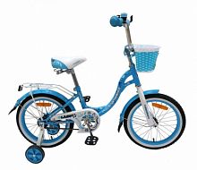 Велосипед 12" Nameless LADY, голубой/белый